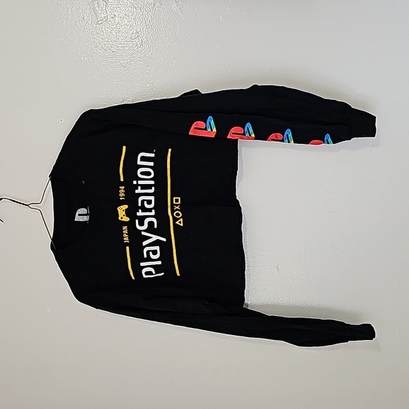PlayStation Crop Top Long Sleeves - Picture 1 of 8